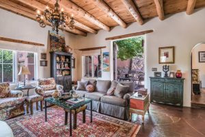 Santa Fe 100 year old adobe home